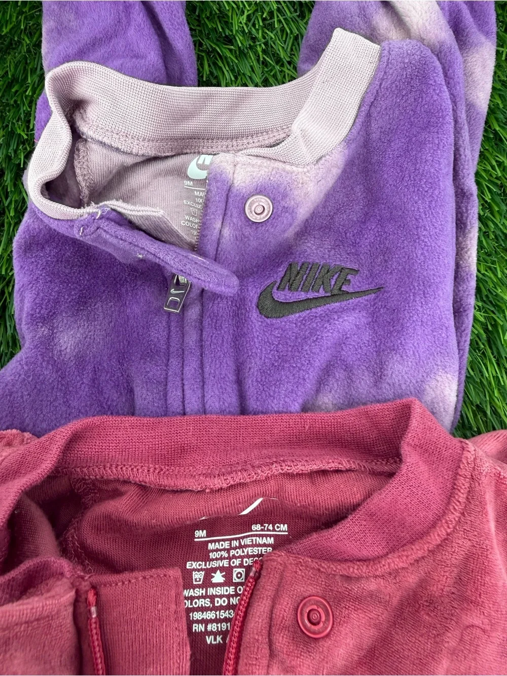 Ralph Lauren & Nike 9 Month Baby Clothing Lot Fleece Onesie Nautical Outfits